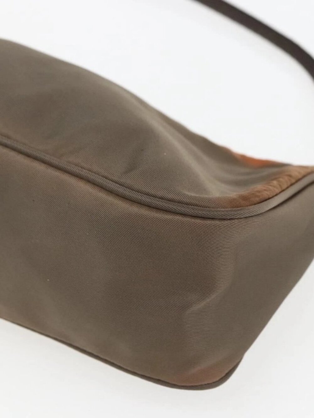 PRADA Accessory Pouch Nylon Brown Auth bs33343 - Picture 12 of 15